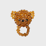CRYSTAL TEDDY BEAR RING