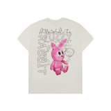 24FW RETRO RABBIT SHORT SLEEVE T-SHIRT CREAM
