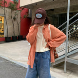 ウェンディチェックフーディシャツ