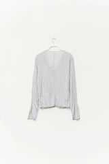 (W) Close Wrinkled Slit Top