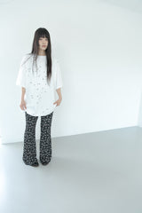 flower lace boots-cut leggings(2colors)