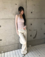 フォーナーブーツカットバンディングパンツ