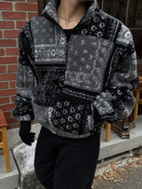 Bandana sherpa zipup