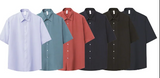 Lori Linen Oversized Fit Short Sleeve Shirt Shirt