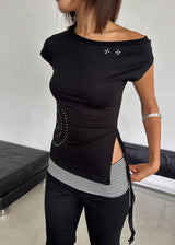 STUD UNBLAL TEE