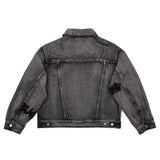 BBD Graffiti Metal Logo Denim Jacket (Vintage Black)