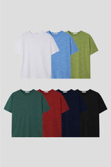 ピエールスラブ ラウンド半袖Tシャツ