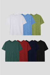 [1+1] Pierre Slub Round Short Sleeve T-shirt