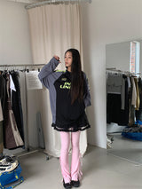 RIBBON BOOTCUT LEGGINGS (4COLOR)