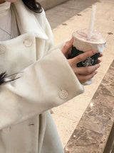 #Snow Boucle Double Half Coat