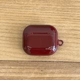 バーガンディーグロッシーAirPodsケース