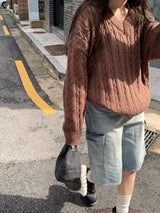 [MADE] カッドバミューダカーゴデニムパンツ