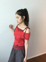 Sailor Dot Off T-Shirt (3color)