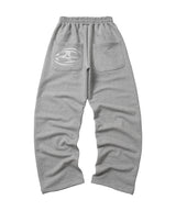 シンボルロゴスウェットパンツ グレー