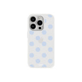dot half clear jelly case