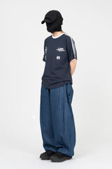 ポートスナップデニムバルーンパンツ