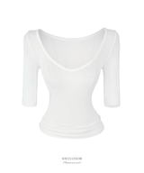 Suzy 3/4 sleeve top (4color)