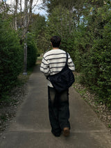 SCOPE STRIPE MOHAIR KNIT