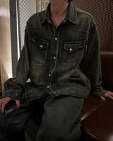 Vintage Western Shirt (Blue)