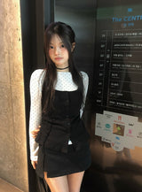 ルウントレーニングスリットキュロットミニスカート