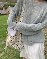 [ORIGINAL] Salted Summer Raglan Boucle Knit