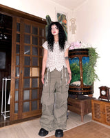 (3color) Utility Work Cargo Pants