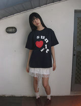 ドットロゴオーバーフィットTシャツ (DARK NAVY)