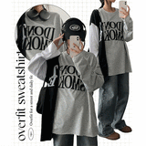 Smoke Colored Slotted Long Sleeve T-shirt