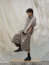 RELABEL Element of Time (cont'd) Horizontal and vertical pleats, elegantly draped silhouette, 8-minute trousers