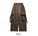 Went Brushed Strap Cargo Training Pants