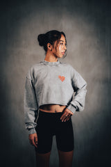 God Loves You Cropped Vintage Sweat