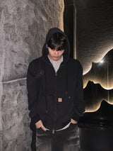 Cb Patch Work Hooded Jumper