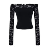 Selene Lace Off Shoulder Top