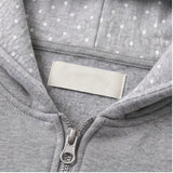 Nadia Angel Graphic Dot Hood Zip-Up