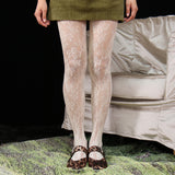 plumeria lace tights (ivory)