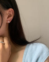 (silver925) Lovely ribbon piercing type1 *gold