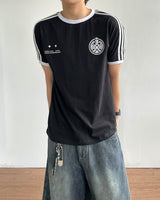テンススリムフィットリンガー半袖Tシャツ