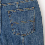 Denim bootcut line pants