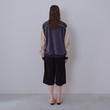 Navy/Cream Two Tone Varsity Jacket