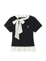 Lisel Dot Scarf Tee