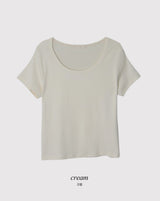 ソフトモダールベーシック半袖Tシャツ (6color)