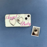 [MADE] Angel Baby Pink_ jelly hard case