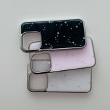[MADE] シャーリーナイトフォンケース ピンク (epoxy silver bumper)