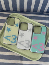 [Epoxy] Lov3(mint) silver bumper case