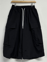 NYLON CARGO WOOODY BERMUDA💚🥨🩶🖤4COLOR