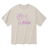 ハッピー ポメラニアンTシャツ