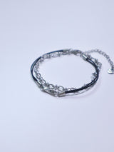 All surgical seel new wave layered string bracele