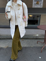 [MADE] ROIT WOOL ALPACA HANDMADE SHEARLING KARA COAT