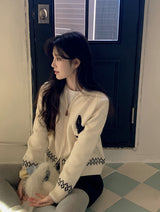#Orca Collar Knit Zip-up (3color)