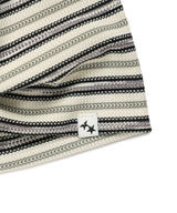 STRIPED BUTTON BEANIE IVORY(CV2GSUAB21A)